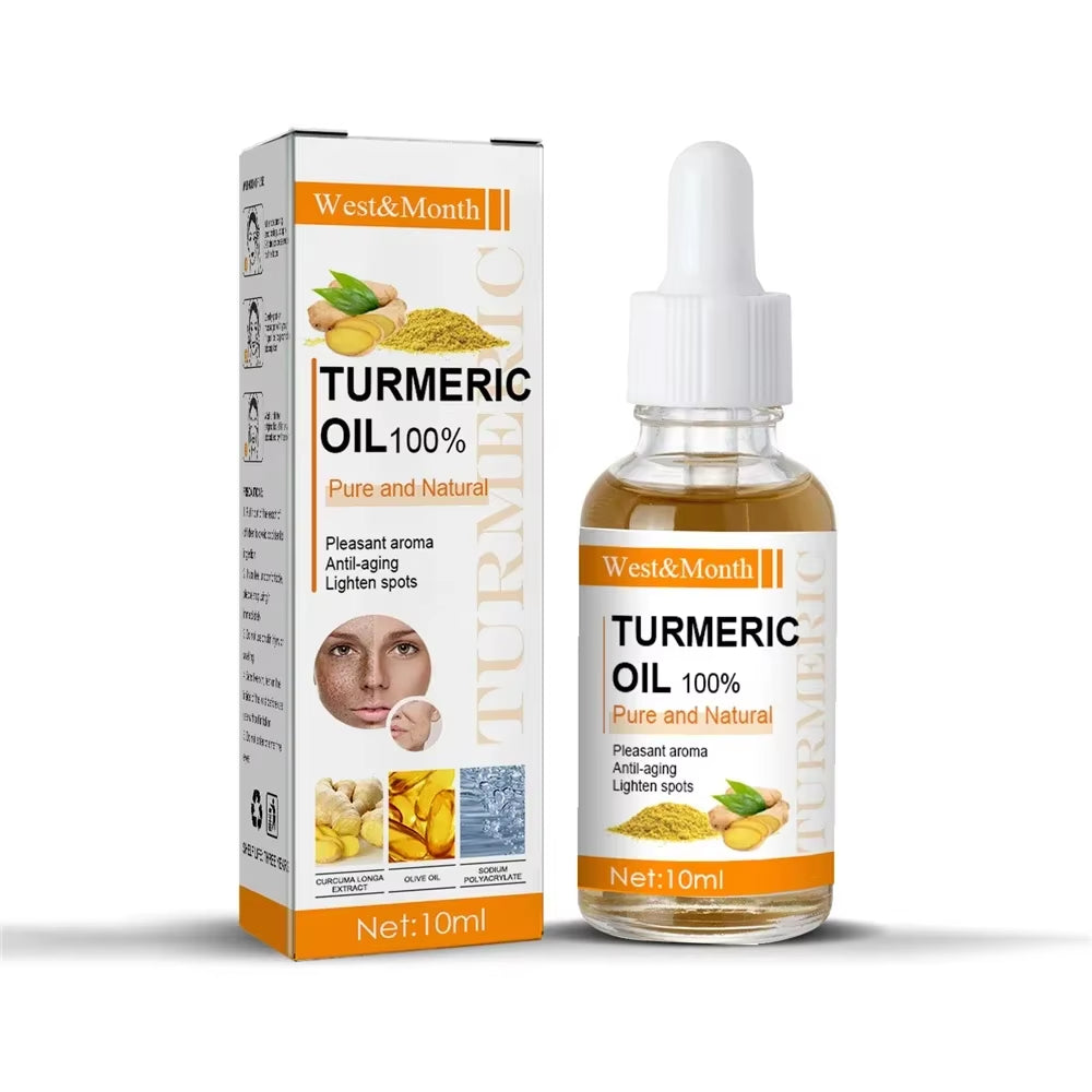 Turmeric Lemon Oil Skin Hydrating Even Skin Tone Essence Face Care Corrector Face Moisturizing Serum