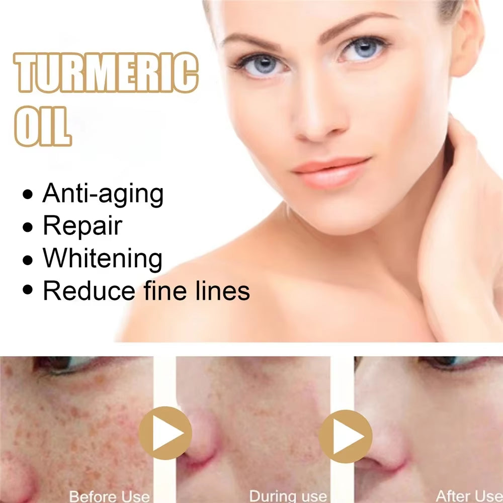 Turmeric Lemon Oil Skin Hydrating Even Skin Tone Essence Face Care Corrector Face Moisturizing Serum